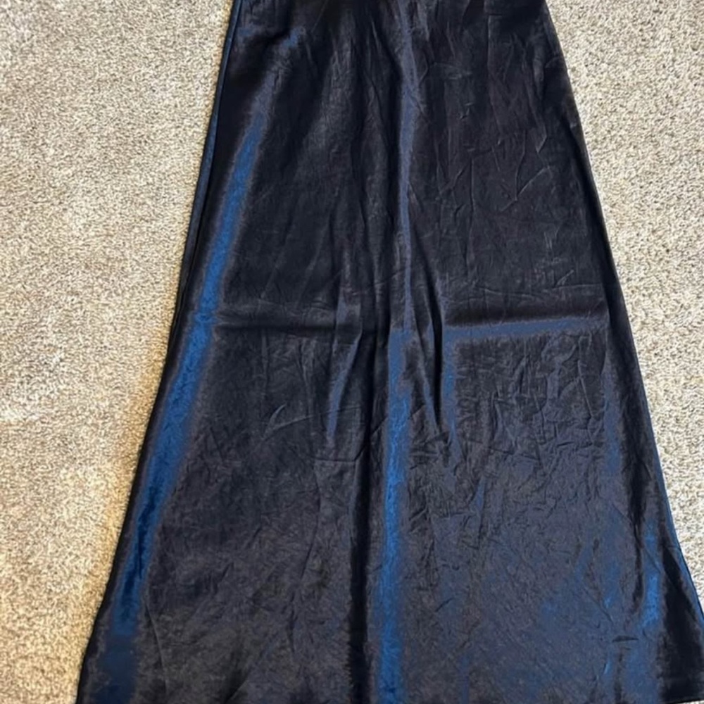Babaton Midnight Navy Blue Maxi Skirt